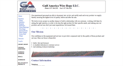 Desktop Screenshot of gulfamericawirerope.com